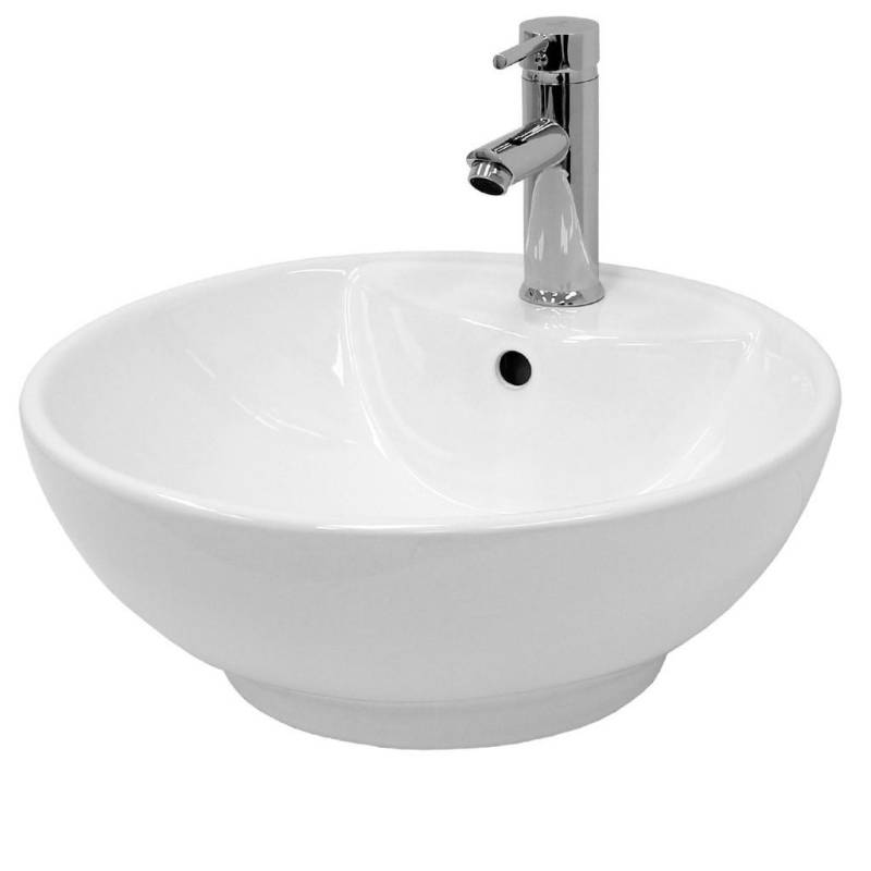ECD-Germany WASCHBECKEN Weiß