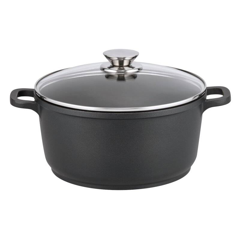 ELO - Topf mit Glasdeckel - Alucast - 20 cm - ELODUR