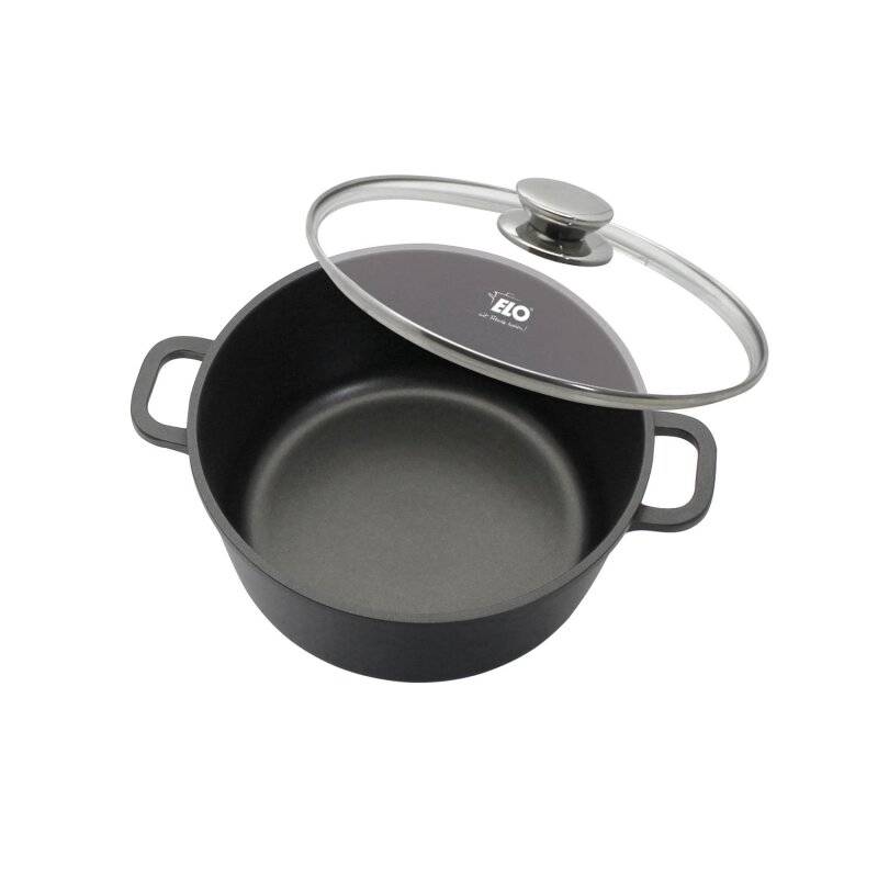 ELO - Topf - mit Glasdeckel - Alucast - 24 cm