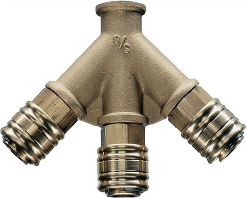 EWO Verteiler (Gewinde G 1/2 “/19,17 mm / DN 7,2, Innengewinde, 3 Kupplungen) - 128.055 von EWO