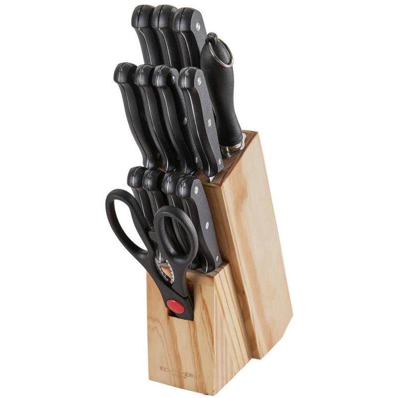 Echtwerk MESSERBLOCK Silber, Kiefer Echtwerk MESSERBLOCK Silber, Kiefer