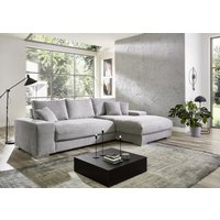 Eckcouch Cord Grau 285 x 176 cm SOFT
