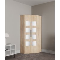 priess Eckkleiderschrank "Saragossa" mit 8 Einlegeböden und 2 Kleiderstangen von Priess