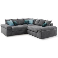 Ecksofa 284x284 VICTORIA von Nova Via Dilara Anthrazit