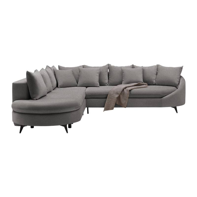 Ecksofa Axel Graphitfarben