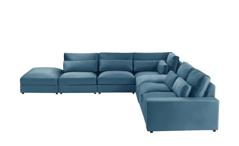 Ecksofa  Branna ¦ blau ¦ Maße (cm): B: 412 H: 88 T: 386.0 Polstermöbel > Sofas > Modulsofas - Höffner