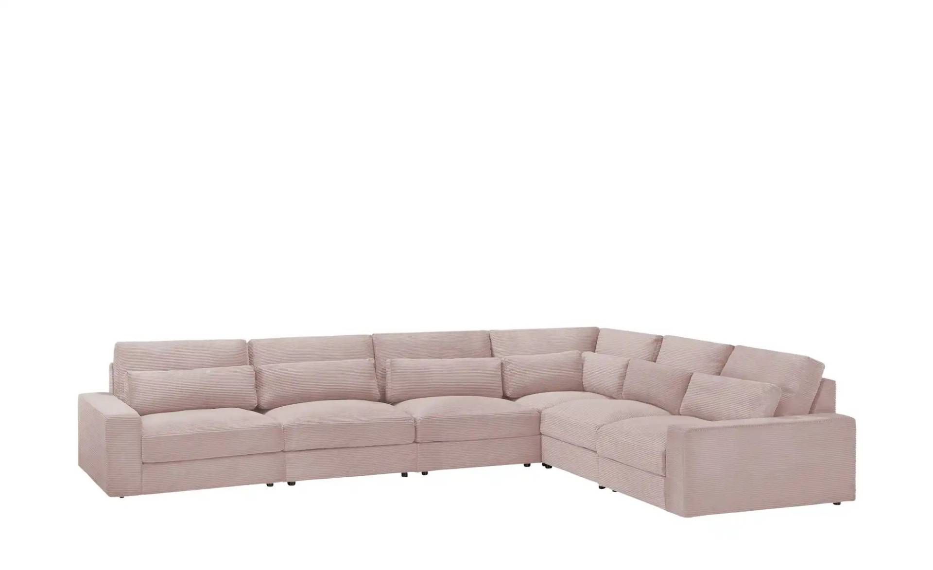 Ecksofa  Branna ¦ rosa/pink ¦ Maße (cm): B: 412 H: 88 T: 322 Polstermöbel > Sofas > Big-Sofas - Möbel Kraft