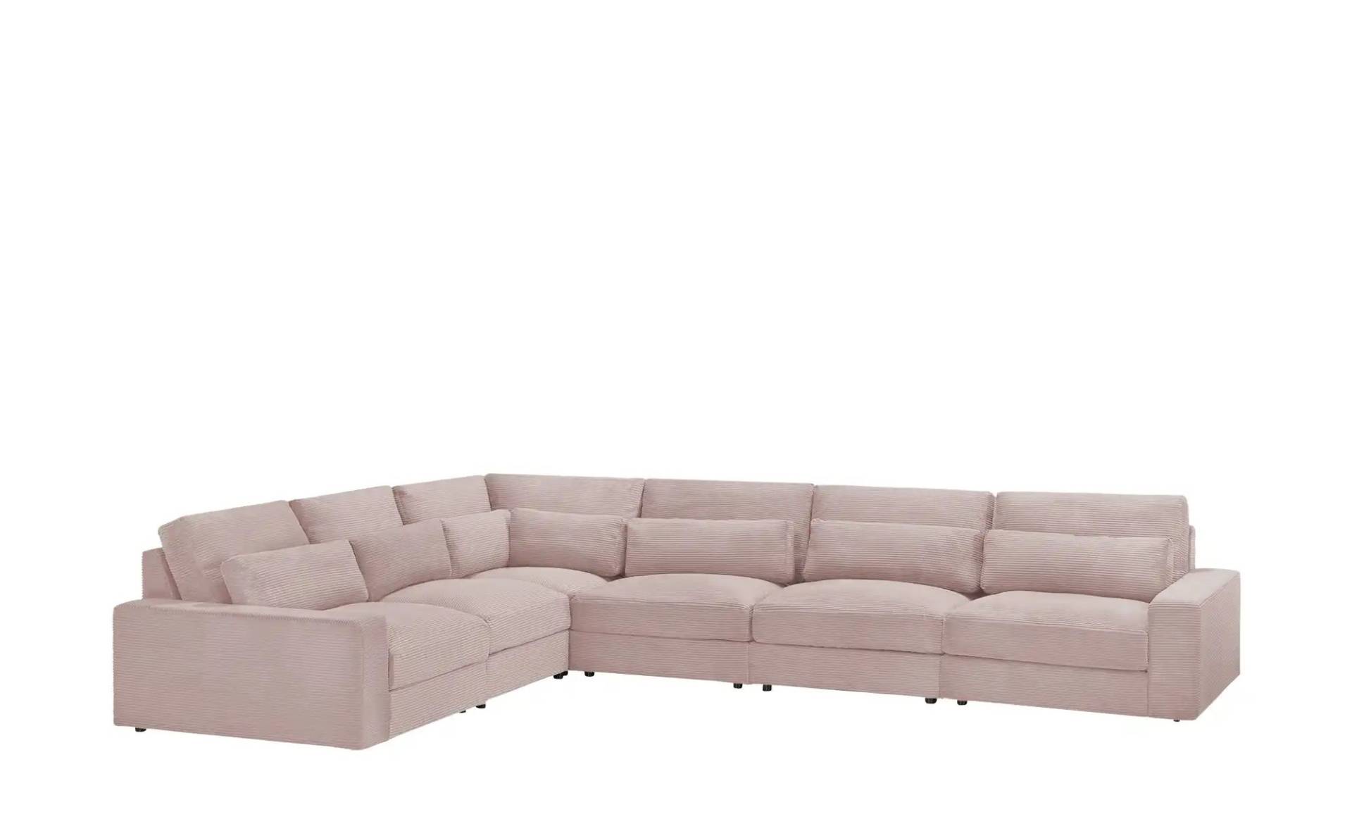 Ecksofa  Branna ¦ rosa/pink ¦ Maße (cm): B: 412 H: 88 T: 322 Polstermöbel > Sofas > Big-Sofas - Höffner