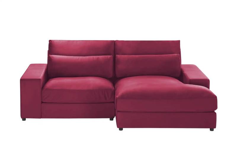 Ecksofa  Branna ¦ rot ¦ Maße (cm): B: 232 H: 88 T: 164.0 Polstermöbel > Sofas > Modulsofas - Höffner