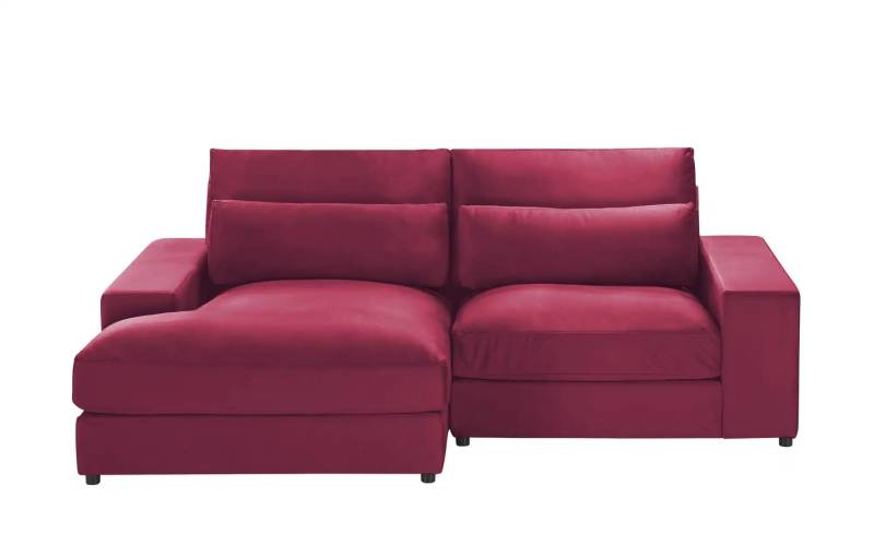 Ecksofa  Branna ¦ rot ¦ Maße (cm): B: 232 H: 88 T: 164.0 Polstermöbel > Sofas > Modulsofas - Höffner