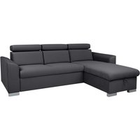 Ecksofa Evia Ashgrey Microfaser B/H/T: ca. 243x85x186 cm Ecksofa Evia Ashgrey Microfaser B/H/T: ca. 243x85x186 cm