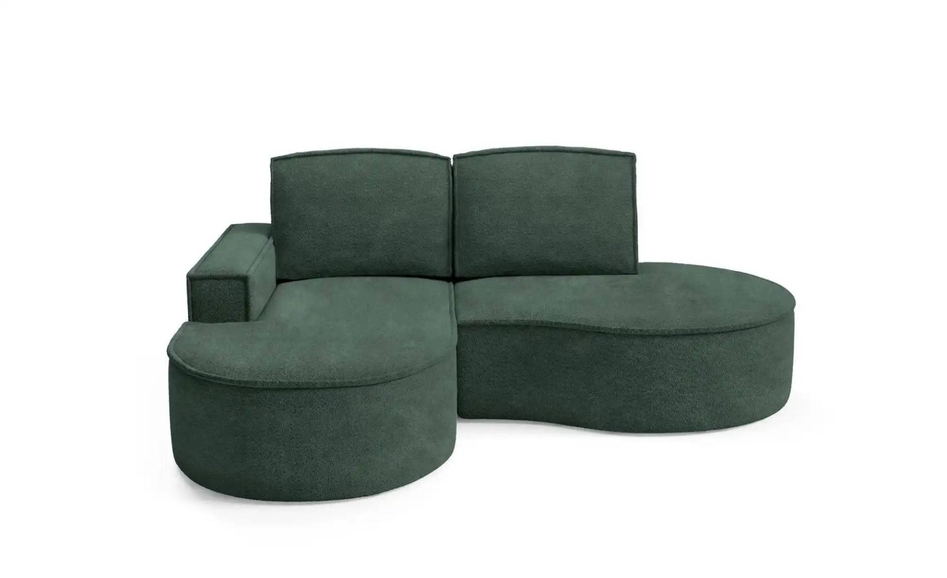 Ecksofa  Flow ¦ grün ¦ Maße (cm): B: 210 H: 88 Polstermöbel > Sofas > Ecksofas - Höffner