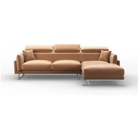 | Ecksofa Gigi rechts Samt