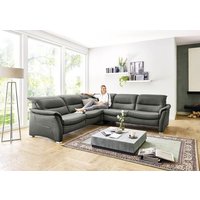 Ecksofa Leder Anthrazit Grau 277 x 277 cm Marlon von Hukla