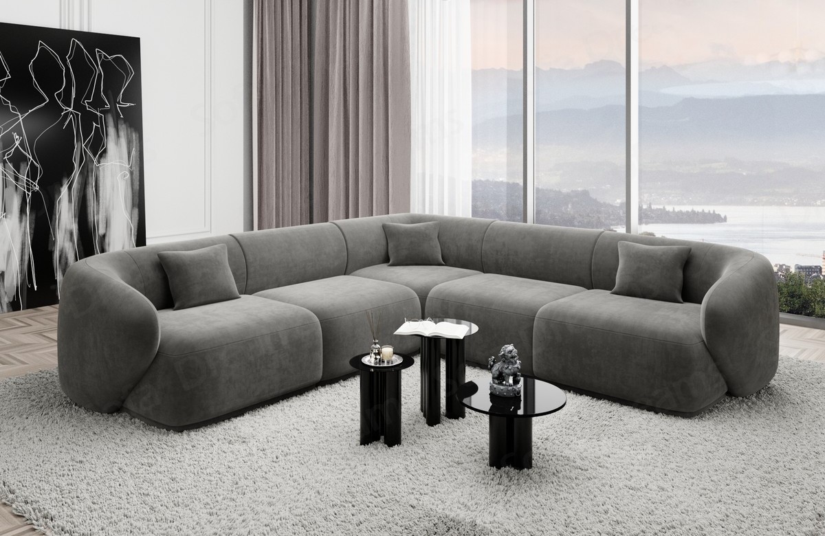 Ecksofa Marbella L-Form Stoff