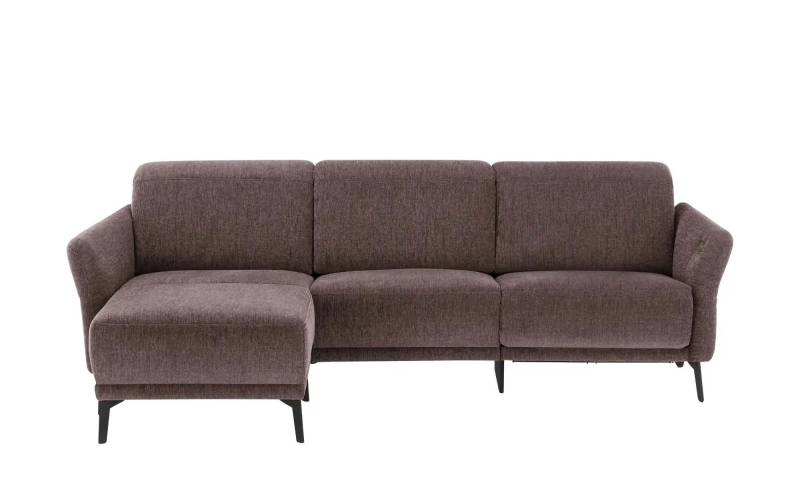 Ecksofa  New York ¦ lila/violett ¦ Maße (cm): B: 251 H: 85 T: 179.0 Polstermöbel > Sofas > Ecksofas - Höffner