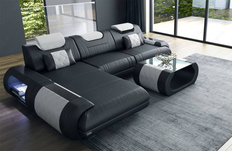 Ecksofa Rimini – Leder, Modern und Komfortabel