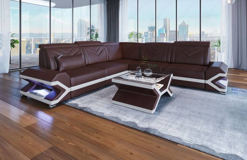 Ecksofa Sorrento – Ledersofa für Ihr Zuhause