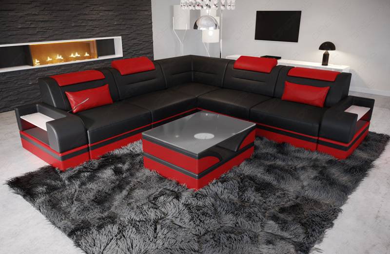 Ecksofa Trivento aus Leder