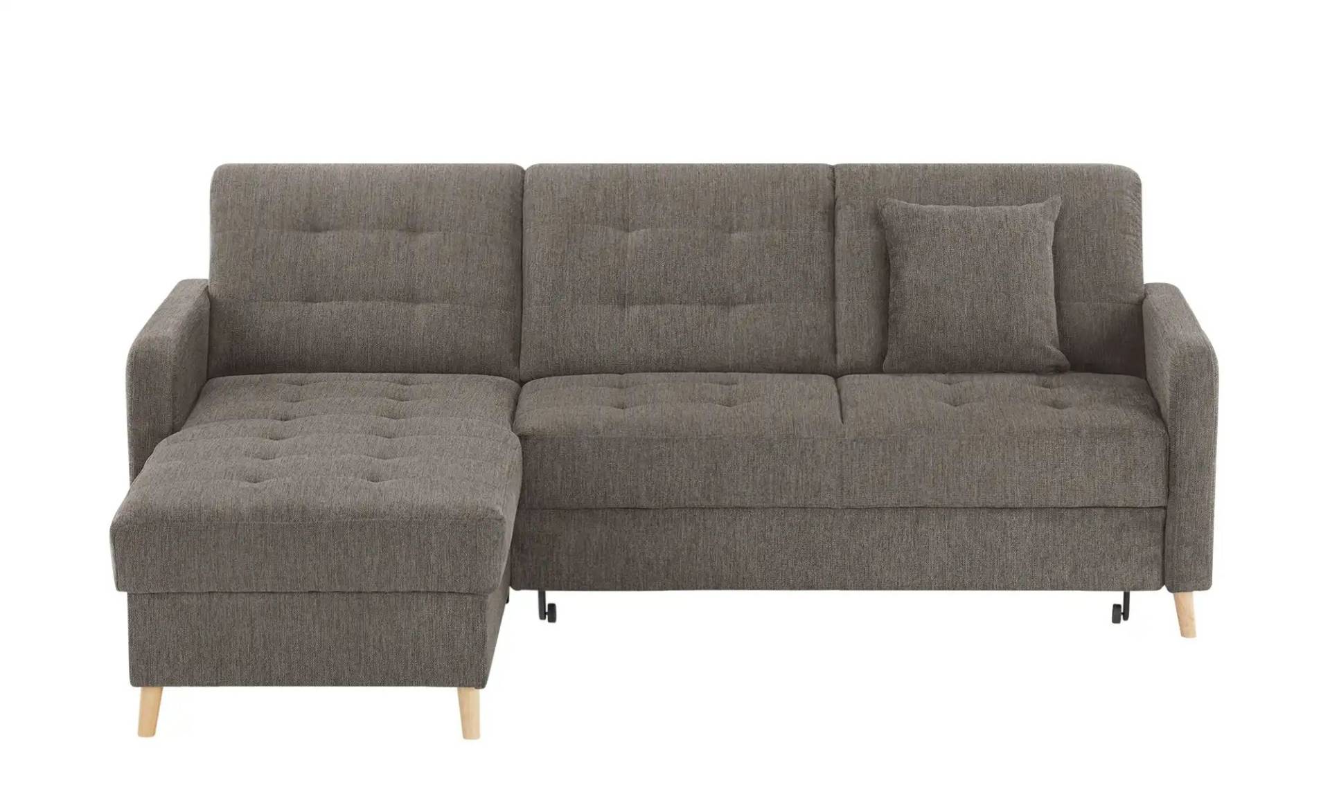 Ecksofa mit Schlaffunktion Venus ¦ braun ¦ Maße (cm): B: 222 H: 87 T: 162 Polstermöbel > Sofas > Ecksofas - Möbel Kraft