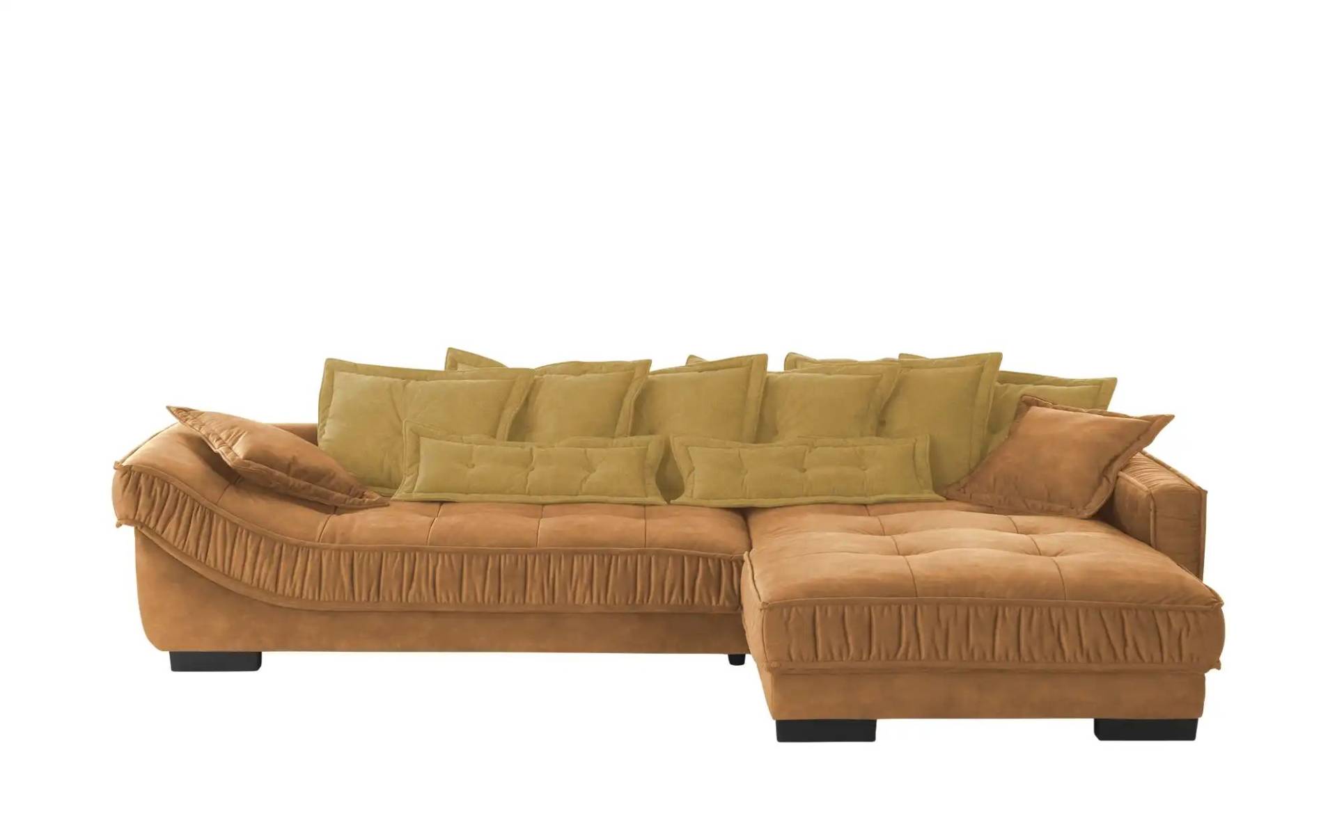 Ecksofa Zweifarbig Diwan III ¦ orange ¦ Maße (cm): B: 333 H: 90 T: 202.0 Polstermöbel > Sofas > Ecksofas - Möbel Kraft