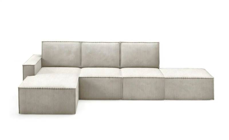 Ecksofa mit Pouf Orto ¦ beige ¦ Maße (cm): B: 329 H: 93 Polstermöbel > Sofas > Ecksofas - Möbel Kraft