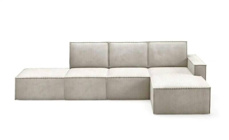 Ecksofa mit Pouf Orto ¦ beige ¦ Maße (cm): B: 329 H: 93 Polstermöbel > Sofas > Ecksofas - Möbel Kraft