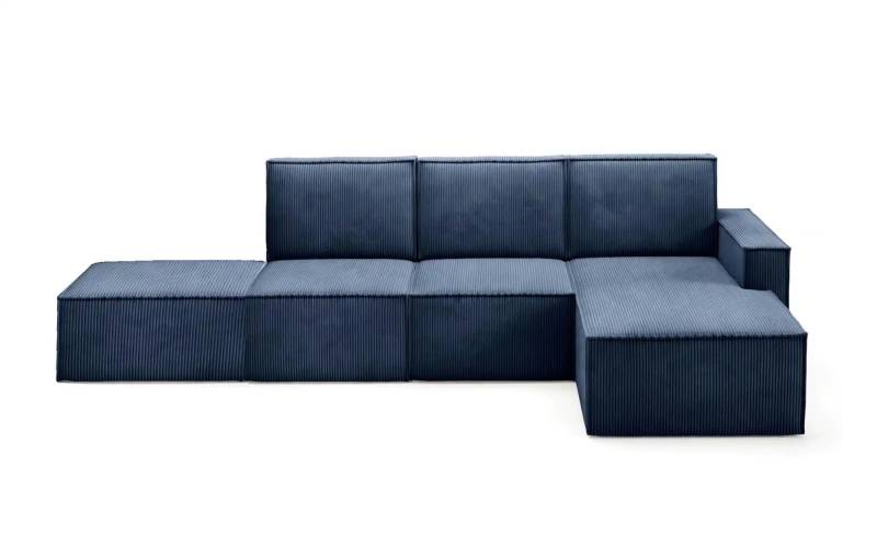 Ecksofa mit Pouf Orto ¦ blau ¦ Maße (cm): B: 329 H: 93 Polstermöbel > Sofas > Ecksofas - Möbel Kraft