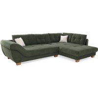 Ecksofa grün Microfaser B/H/T: ca. 346x90x221 cm Ecksofa grün Microfaser B/H/T: ca. 346x90x221 cm