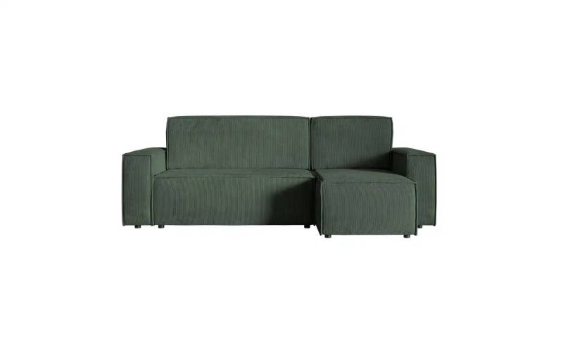 Ecksofa mit Schlaffunktion Copertino ¦ grün ¦ Maße (cm): B: 259 H: 84 Polstermöbel > Sofas > Ecksofas - Höffner
