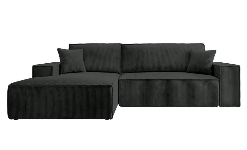 Selsey Ecksofa mit Schlaffunktion Farese  ¦ schwarz ¦ Maße (cm): B: 267 H: 85 Polstermöbel > Sofas > Ecksofas - Höffner