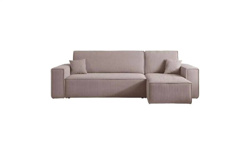 Ecksofa mit Schlaffunktion Scarlo  ¦ beige ¦ Maße (cm): B: 244 H: 83 Polstermöbel > Sofas > Ecksofas - Höffner