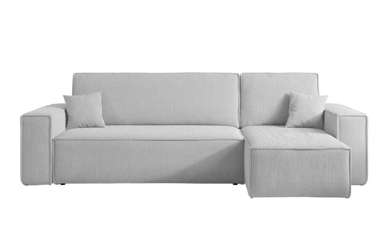 Ecksofa mit Schlaffunktion Scarlo  ¦ grau ¦ Maße (cm): B: 244 H: 83 Polstermöbel > Sofas > Ecksofas - Höffner