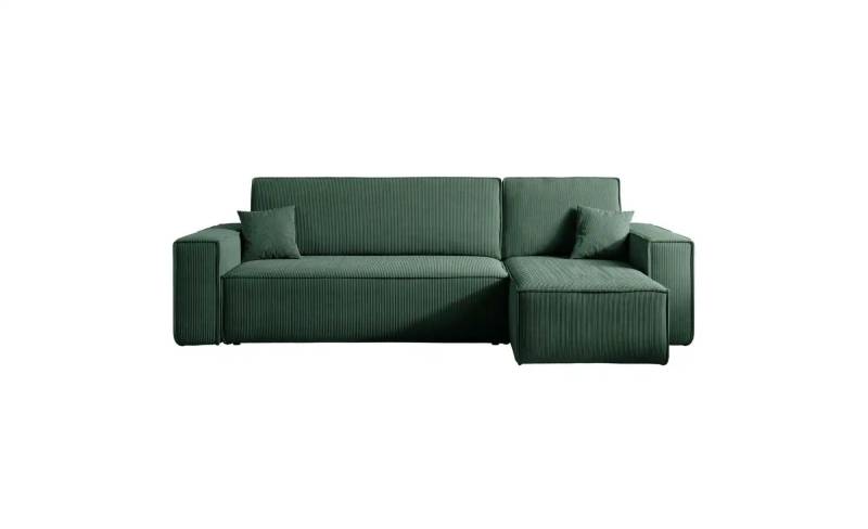 Ecksofa mit Schlaffunktion Scarlo  ¦ grün ¦ Maße (cm): B: 244 H: 83 Polstermöbel > Sofas > Ecksofas - Höffner