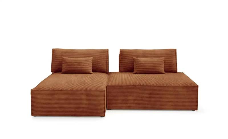 Ecksofa modular Lucca ¦ kupfer ¦ Maße (cm): B: 236 H: 82 Polstermöbel > Sofas > Ecksofas - Höffner