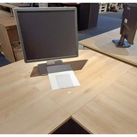Eckverbindungsplatte Metall-Montageplatten SYSTEM-OFFICE von MAJA Edelbuche