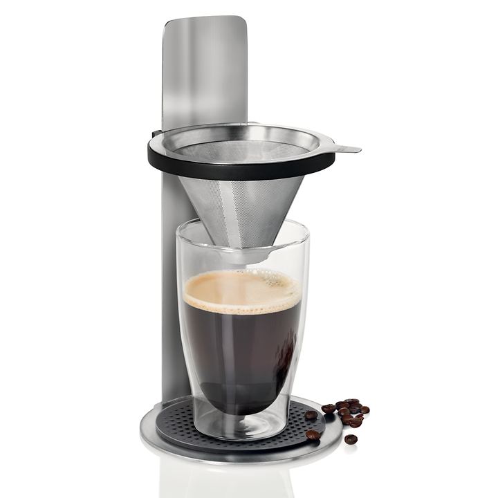 Edelstahl-Kaffeebereiter 'Mr. Brew' von AdHoc