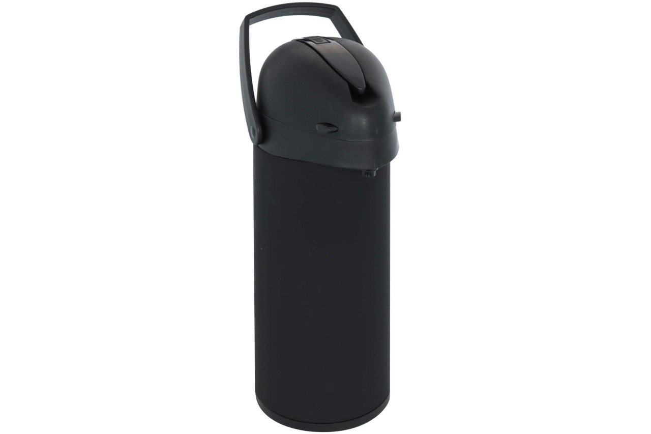 Edelstahl Pump-Thermokanne 1,9 Liter schwarz Ø 13 x H 36,5 cm Kaffeekanne Edelstahl Pump-Thermokanne 1,9 Liter schwarz Ø 13 x H 36,5 cm Kaffeekanne