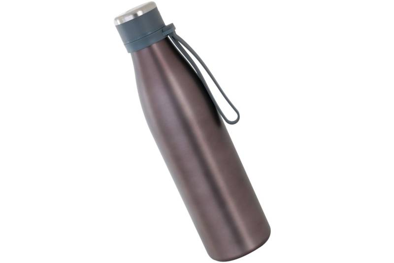 Edelstahl Thermosflasche rose 0,7 Ltr. mit Trageschlaufe