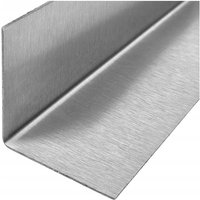 Edelstahlwinkel 120x130x1,0 mm - 100 cm Innenabschlussleiste