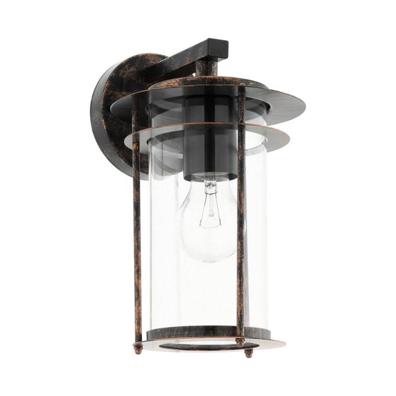 Eglo AUßENWANDLEUCHTE Kupfer, Transparent