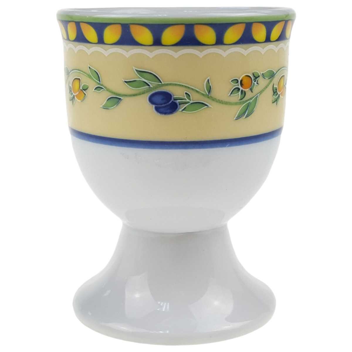 Eierbecher auf Fuß Tirschenreuth Lemon Olive 2000 Edition gebraucht - sehr gut