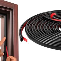 Eingangstürdichtung Typ D Kälteisolierende Tür-Zugluftstopper Tür-Fensterdichtung Selbstklebende Gummi-Eingangstürdichtung Zur Türschalldämmung Eingangstürdichtung Typ D Kälteisolierende Tür-Zugluftstopper Tür-Fensterdichtung Selbstklebende Gummi-Eingangstürdichtung Zur Türschalldämmung