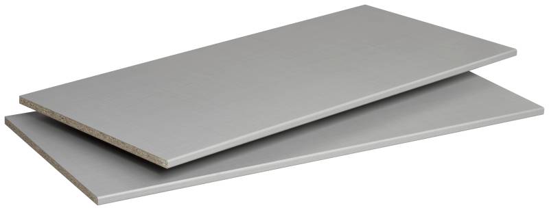 Einlegeboden 2er-Set Fresh ca. 96x2x50 cm Grau