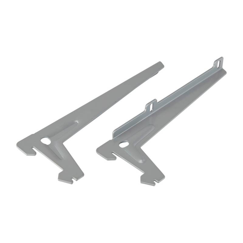 Einloch-Winkelträger Silber 18 cm 2 Stück von -