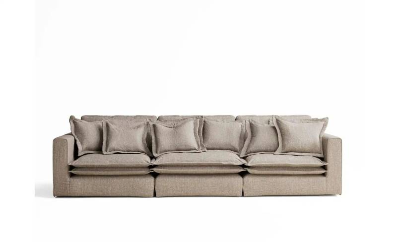 Einzelsofa  Amalfi ¦ braun ¦ Maße (cm): B: 338 H: 90 Polstermöbel > Sofas > Big-Sofas - Möbel Kraft