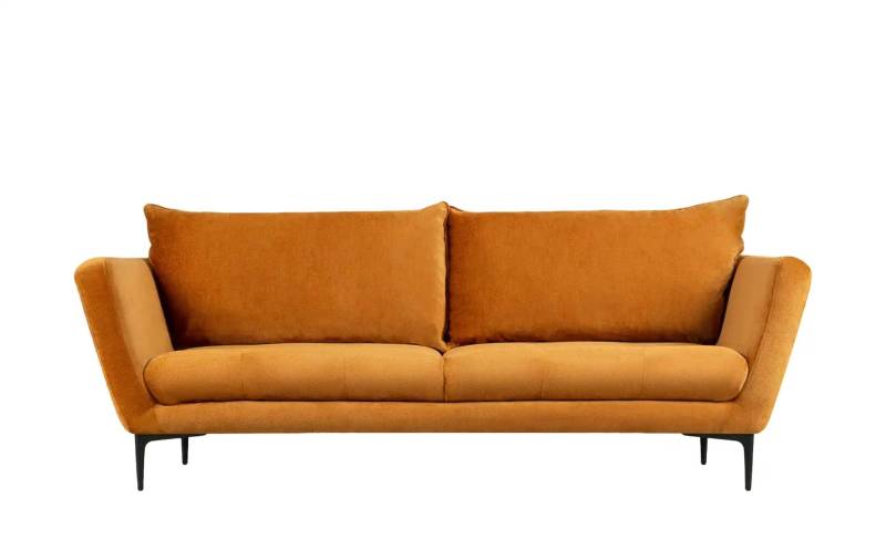 Einzelsofa  Ancona ¦ orange ¦ Maße (cm): B: 80 H: 45 T: 80.0 Polstermöbel > Sofas > 2-Sitzer - Möbel Kraft