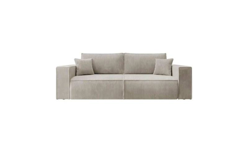 Einzelsofa mit Schlaffunktion Farese ¦ beige ¦ Maße (cm): B: 257 H: 85 Polstermöbel > Sofas > 3-Sitzer - Höffner