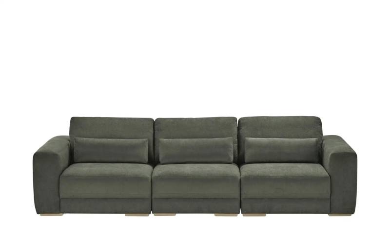 Einzelsofa  Solveig ¦ grün ¦ Maße (cm): B: 292 H: 82 T: 106.0 Polstermöbel > Sofas > 3-Sitzer - Möbel Kraft