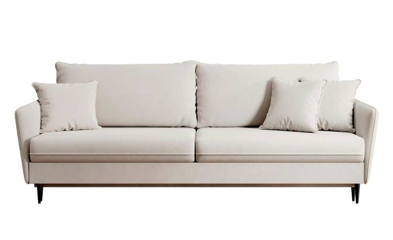 Selsey Einzelsofa mit Schlaffunktion Volio ¦ beige ¦ Maße (cm): B: 221 H: 90 Polstermöbel > Sofas > 3-Sitzer - Möbel Kraft